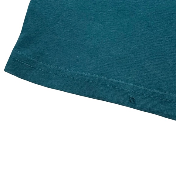 Rumi + Ryder S (6-7) Teal 'Eggsercise' Gets Me Yolked Egg Graphic Tee Shirt - Picture 4 of 5